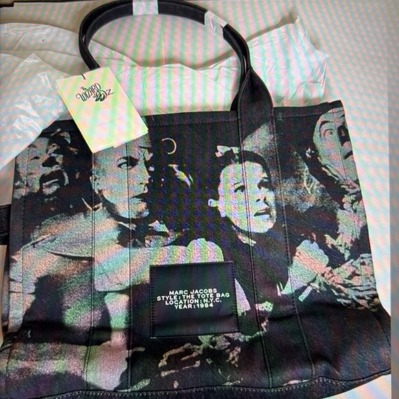 👠🌟👠 MARC JACOBS X THE WIZARD OF OZ  FRIENDS OF DOROTHY LARGE DEMIM TOTE 👠 NWT 👠 - Picture 6 of 16